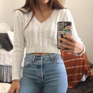 Vintage Cropped Sweater